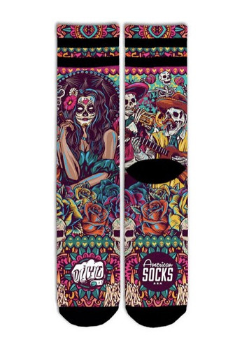 Ponožky American Socks Día de los Muertos