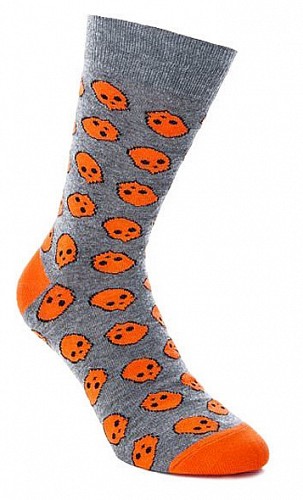 Ponožky SOCK YOU Skully Orange