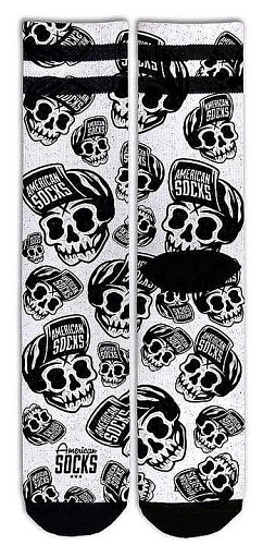 Ponožky American Socks Skater Skull